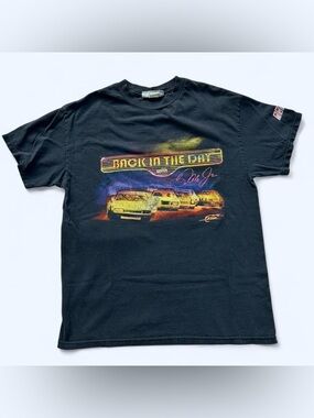 Y2K NASCAR Black Dale Earnhardt Jr. Graphic T-Shirt by C12